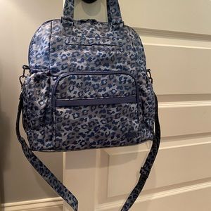 Lug RFID Convertible Tote - Canter Leopard Navy